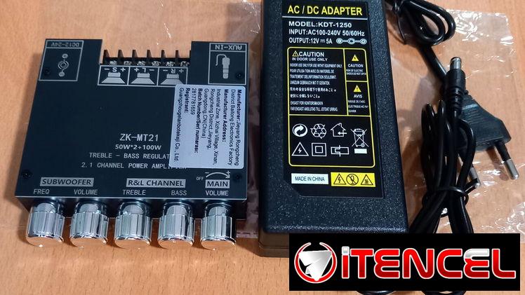 AMPLIFICADOR HIFI 2.1 (STEREO + SUBWOOFER) NUEVO