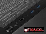 Chasis para PC Escritorio Gaming  con cristal templado y control de fans ARGB +