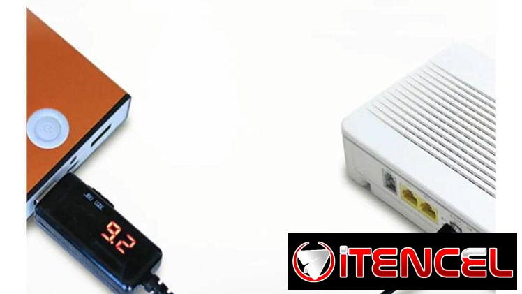 Una solución en los apagones es el cable USB para router Nauta o switch, puede entregar  9 V y 12 V, la duración conecta