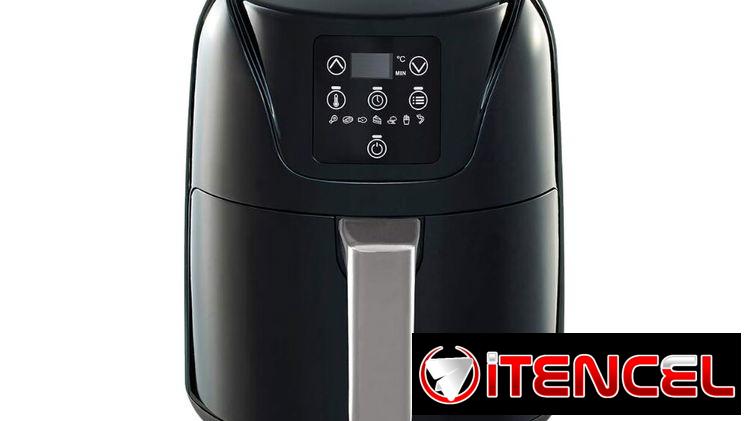 Freidora de aire digital negra de 4 litros Oster CKSTAF40D