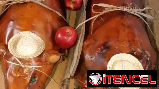 Cerdo asado entero para 30 personas