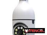 💡📹 CÁMARA DE SEGURIDAD WIFI TIPO BOMBILLO 1080P PTZ 🔒