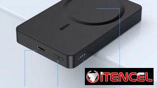 CARGADOR DE EMERGENCIA. POWERBANK MAGNETICO INALAMBRICO CON CABLE USB-C 500MAH GAR276.
