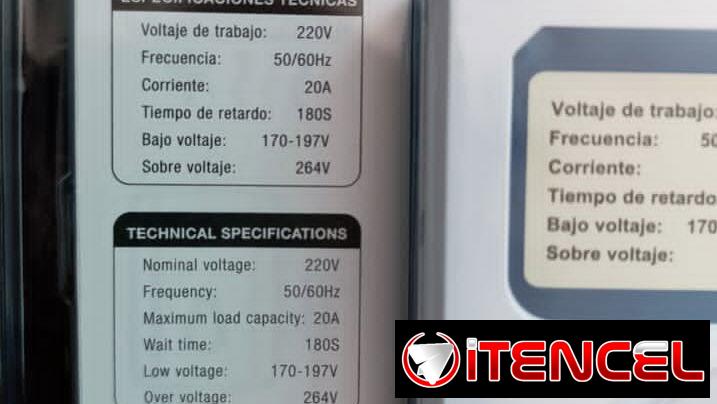 ⚡220V/20A⚡ PROTECTOR DE VOLTAJE MILEXUS DE 220V 20A. MENSAJERÍA CON FACTURA Y GARANTÍA. TL 54833699