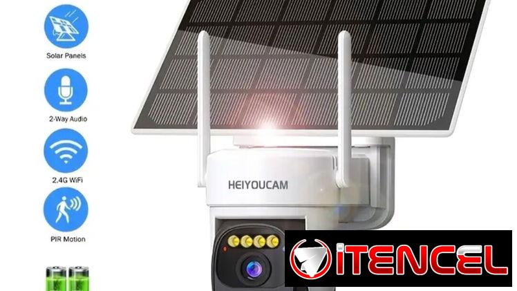 Cámara de seguridad Solar Wifi/ 4Mpx/visión nocturna automática