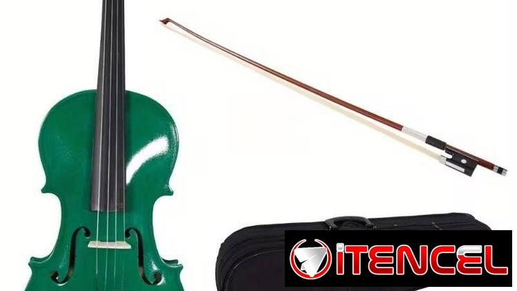 Violín Acústico 4/4 – Acabado Premium (Verde) | videojuegoshabana.com