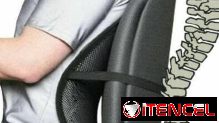 Soporte Lumbar Universal para espalda de auto y oficina