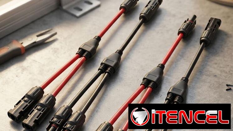 Conector Paralelo tipo Y  Corriente nominal: 30 Ah Tensión nominal: DC 1000 V Precio: 20 USD/ la pareja