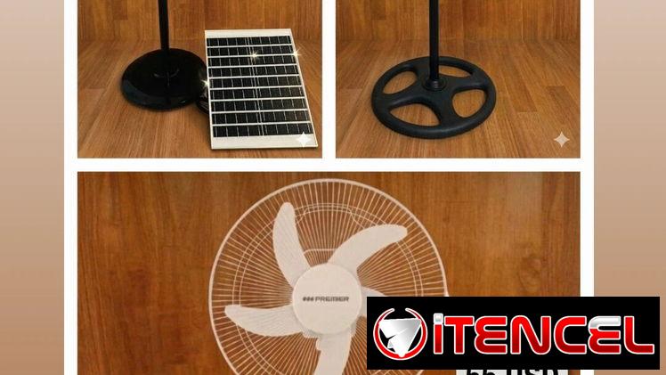 Ventiladores Recargable con panel solar