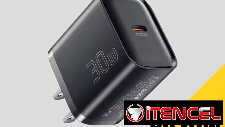 Cargador Iphone 30W Carga Rápida Tecnología GaN NUEVO para Samsung Xiaomi Redmi Móvil Laptop Tablet Ipad