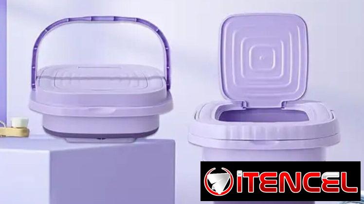 Mini Lavadora Plegable, Lavadora Doméstica para Ropa Interior