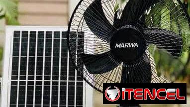 Ventilador recargable de mesa 12″ marca Marea