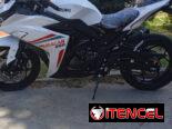Moto 250CC Izuki huracán de color blanco, nueva con chapa y circulación lista para traspaso, HABANA llamar 53492054