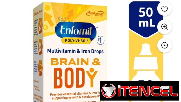 Polivisol con hierro (Multivitamínico en suspensión para bebé y niños)