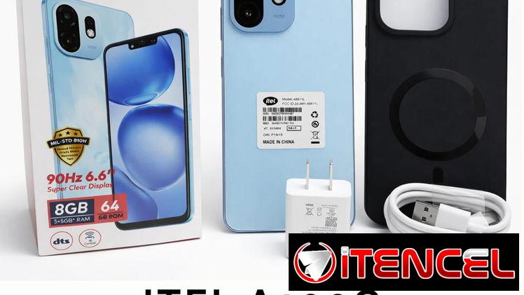 📱 Itel A100C – Pantalla Grande, Poder Fluido, Estilo Moderno