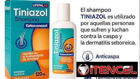 Champú de Ketoconazol tratamiento exclusivo para la caspa y soriasis 7 usd   120ml