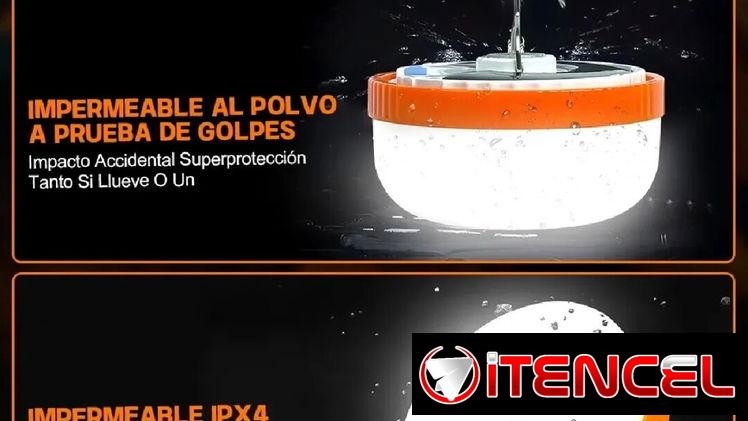 Lámpara solar recargable de 150w