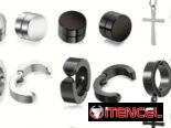 🉐PAQUETE DE ARETES DE ACERO INOXIDABLE