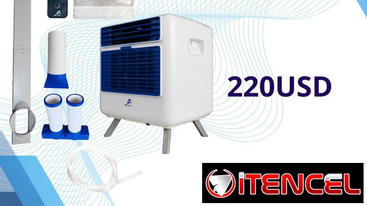Aire acondicionado de 1 tonelada 220V con soporte y protector de voltaje incluido, aires portátiles y enfriadores, split