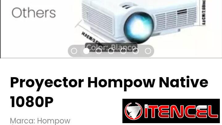 Proyector Hompow Native 1080P.  Marca: Hompow