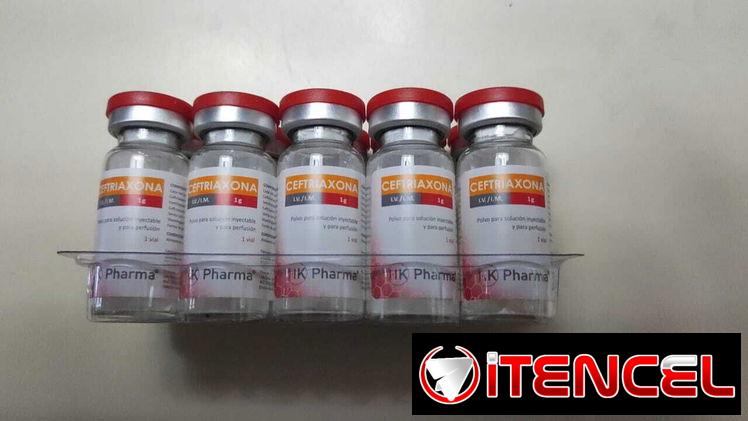 CEFTRIAXONA O ROSEFIN EN BULBOS DE 1G