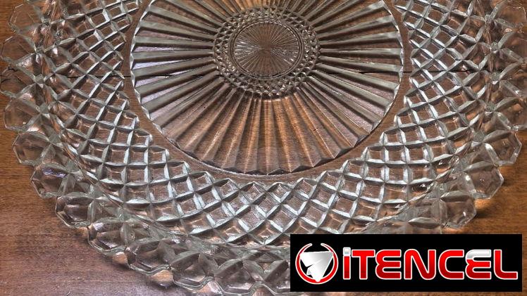Se vende ponchera de cristal antiguo
