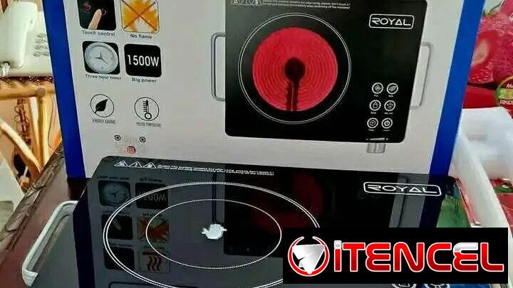 Cocina infrarrojo Royal  Potencia: 1500w (Funciona con cualquier cazuela) $85 USD transporte incluido Garantía