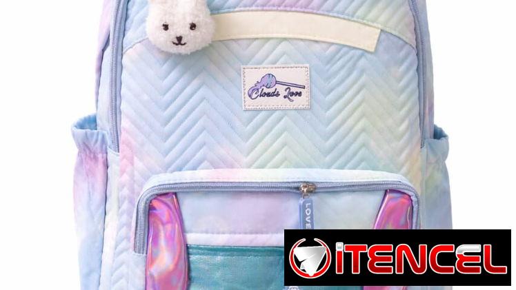 🌈Mochila Arcoiris azul🌈
