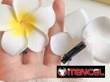___Hebillas de flores (con pinzas) 6 cm. Colores varios