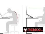 * Soporte plegable para laptop con ventilación universal