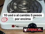 Cocina de infrarrojo y hornilla eléctrica