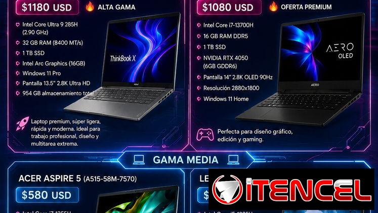 💖💻✨ ¡NUEVAS LAPTOPS EN LAURIMAX ENERGY! ✨💻💖