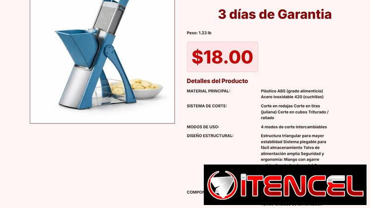Cortador manual vertical de verduras de 1.23 libras para máxima agilidad VPT#-0103