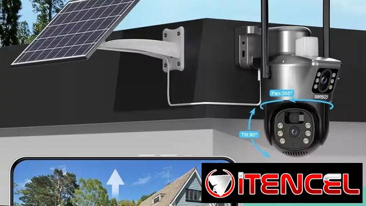 Camara de seguridad Wifi con panel solar