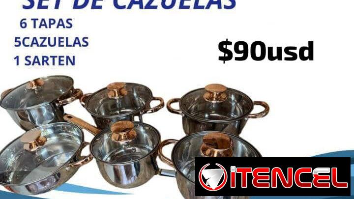 🍄Cocina de gas, microwawe, calentador eléctrico, ventilador, televisor, combo de casuelas