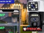Cámara de vigilancia Solar Wifi 2 lentes a 10Mpx