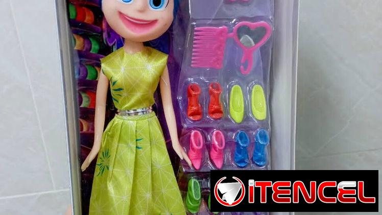 Barbie Alegria de Intensamente  con zapatos