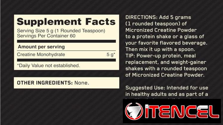 Creatina (ON) 300gr-60serv Marca: ON