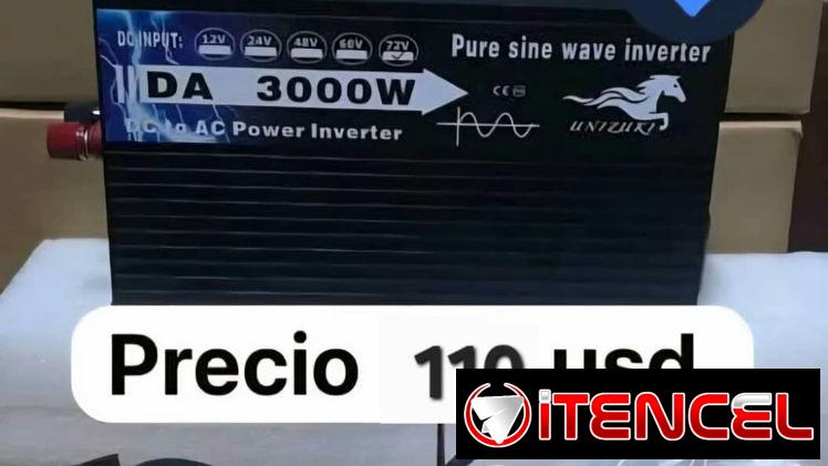 Inversor de 3000w y 72v. Nuevo en caja. Mensajería opcional