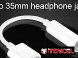 Adaptador para puerto 3,5mm de Audifonos a puerto (Lightning / Tipo C).