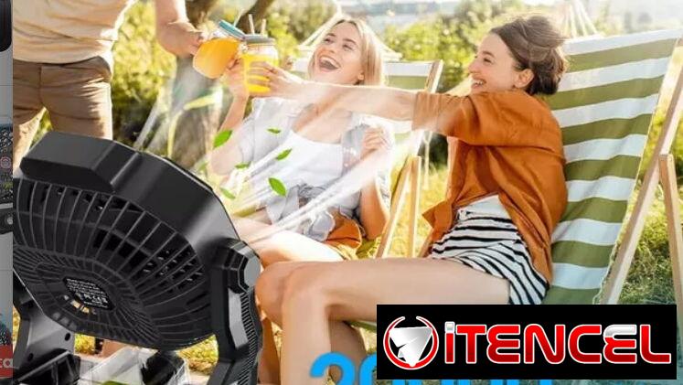 Ventilador recargable X20-20000mAh
