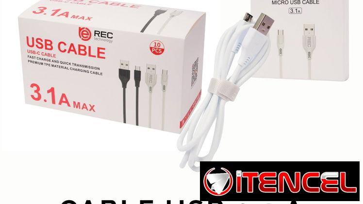Cable USB 3.1 A tipo VB de teléfono