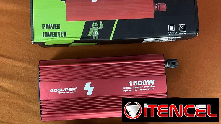 1500w inversor convertidor de corriente 12v 110v