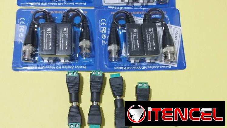 Balun y conectores de alimentación para cámaras de vigilancia 58757374