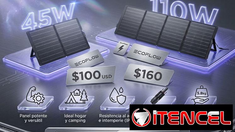 ​☀️ ¡LOS MEJORES PANELES SOLARES 2026! ☀️ ​Especiales para tu EcoFlow y Tenemos Delta 3 ​📞 56545958