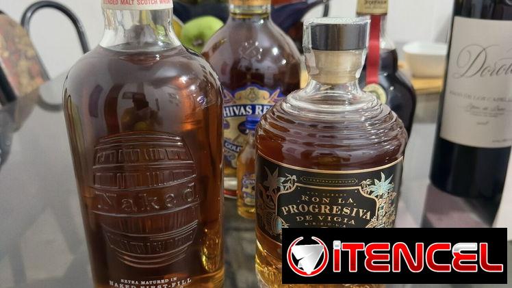Vasos havana club , jameson , johnny walker, absolut