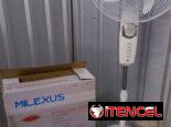 Ventilador 16 pulgadas Milexus Recargable Pedestal Batería Litihum duración 8 horas Precio $85 USD Transporte incluido