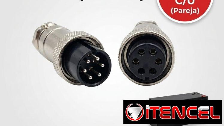 🔌 Conector GX16-5 (5 Pines) para Motorinas y Baterías – $9.00 Par M/F