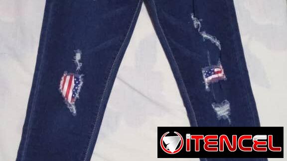 Pantalón de mujer de mezclilla