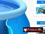 PISCINA piscinas NUEVAS BESTWAY piscina 3,05mts x 0,76 mts Familiar piscina circular